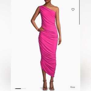 Norma Kamali ruched midi dress